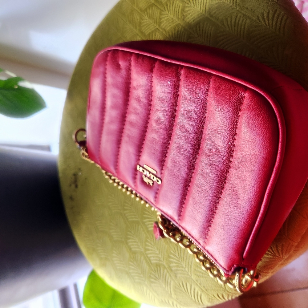Coach Red Quilted Women's Bag - Picture 4 of 6